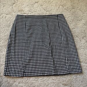Eyeshadow Black and White Gingham Pencil Skirt